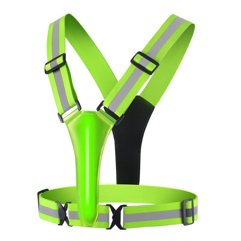 Proberos Safety Vest Reflective Vest for Night Working Running USB LED Vest with 3 Lighting Mode Green Light Reflective Vest for Cycling, Running, Working, Adjustable Safety Vest for Men Women Proberos Safety Vest Reflective Vest for Night Working Running USB LED Vest with 3 Lighting Mode Green Light Reflective Vest for Cycling, Running, Working, Adjustable Safety Vest for Men Women